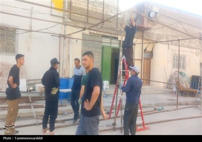 موکب شهدای اردبیل در کربلا؛ نگینی از عشق به سیدالشهدا (ع) به روایت تصویر