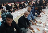 موکبهای اربعین بوشهر در شلمچه؛ خادمان زائران حسینی در گرمای جنوب