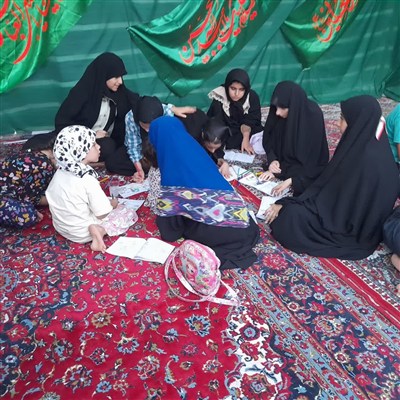 برنامه های فرهنگی ویژه کودکان و نوجوانان در موکب ثارالله شهرستان سلسله