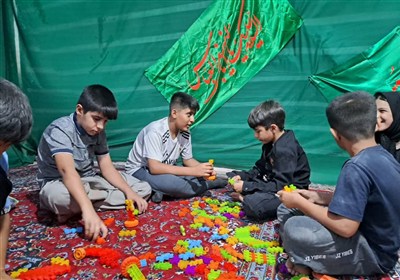 برنامه های فرهنگی ویژه کودکان و نوجوانان در موکب ثارالله شهرستان سلسله