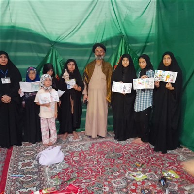 برنامه های فرهنگی ویژه کودکان و نوجوانان در موکب ثارالله شهرستان سلسله