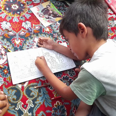 برنامه های فرهنگی ویژه کودکان و نوجوانان در موکب ثارالله شهرستان سلسله
