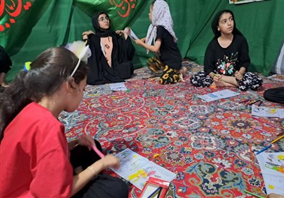 برنامه های فرهنگی ویژه کودکان و نوجوانان در موکب ثارالله شهرستان سلسله