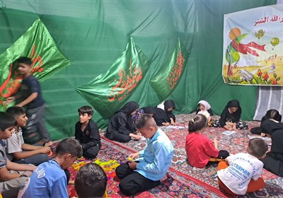 برنامه های فرهنگی ویژه کودکان و نوجوانان در موکب ثارالله شهرستان سلسله