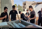 اراده سردنشدنی جوانان لرستانی در گرمای 50 درجه نجف + تصاویر