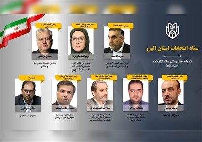 انتخابات،ستاد،رئيس،عنوان،كميته،استان،البرز،مديركل،معرفي