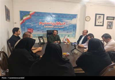 حضور عضو شورای شهر و مدیرعامل نیکوکاری در تسنیم اردبیل؛ تقدیر از خبرنگاران