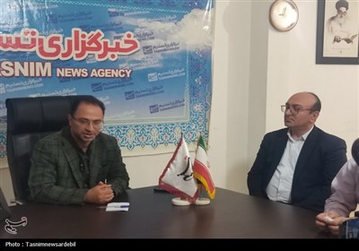 حضور عضو شورای شهر و مدیرعامل نیکوکاری در تسنیم اردبیل؛ تقدیر از خبرنگاران
