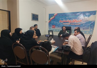 حضور عضو شورای شهر و مدیرعامل نیکوکاری در تسنیم اردبیل؛ تقدیر از خبرنگاران