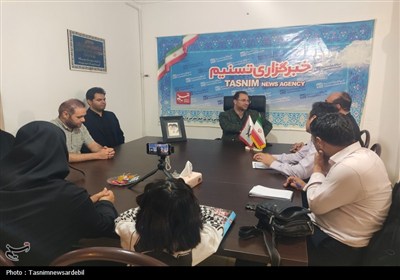 حضور عضو شورای شهر و مدیرعامل نیکوکاری در تسنیم اردبیل؛ تقدیر از خبرنگاران