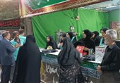 دلدادگی خادمان اسدآبادی در خدمت به زائران اربعین