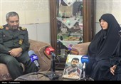 دیدار خبرنگاران زنجانی با خانواده شهید دلاور امیرخانی