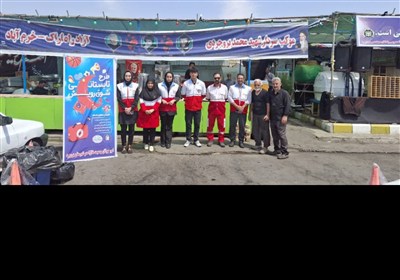 خدمت‌رسانی هلال احمر لرستان به زوار اربعین