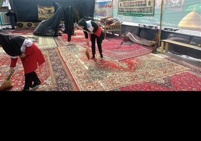 خدمت‌رسانی هلال احمر لرستان به زوار اربعین