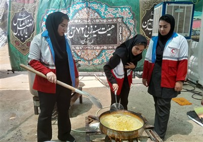 خدمت‌رسانی هلال احمر لرستان به زوار اربعین