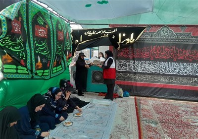 خدمت‌رسانی هلال احمر لرستان به زوار اربعین