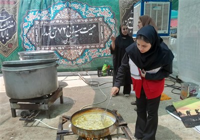 خدمت‌رسانی هلال احمر لرستان به زوار اربعین
