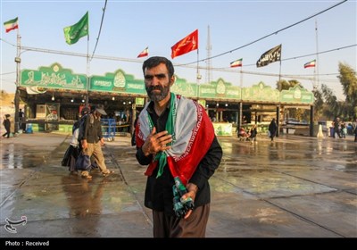 عبور زائران اربعین حسینی از مرز خسروی