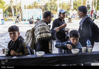 عبور زائران اربعین حسینی از مرز خسروی