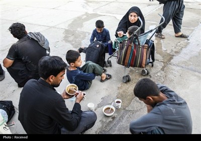 عبور زائران اربعین حسینی از مرز خسروی