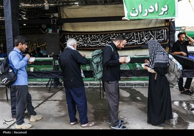 عبور زائران اربعین حسینی از مرز خسروی