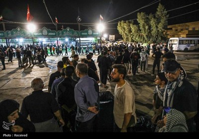 عبور زائران اربعین حسینی از مرز خسروی