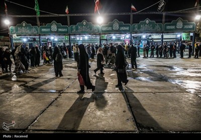 عبور زائران اربعین حسینی از مرز خسروی