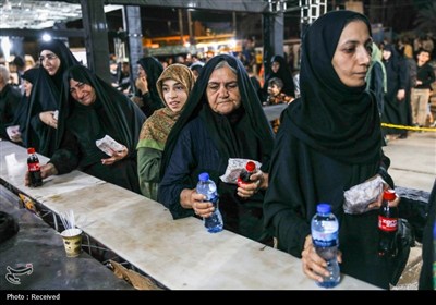 عبور زائران اربعین حسینی از مرز خسروی