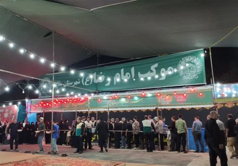 اطعام 30 هزار زائر اربعین در موکب امام رضا(ع) همدان