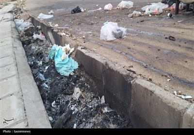 دهدشت در محاصره زباله