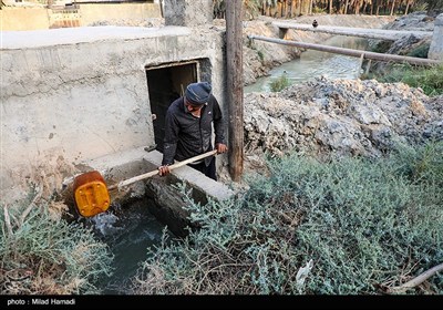رهاسازی آب برای آبیاری و احیای نخیلات شهرستان‌های شادگان و ماهشهر