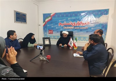 حضور مدیرکل اوقاف و امورخیریه استان اردبیل در نمایندگی خبرگزاری تسنیم