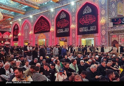 حال و هوای اربعینی حرم حضرت عباس (ع)