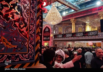 حال و هوای اربعینی حرم حضرت عباس (ع)