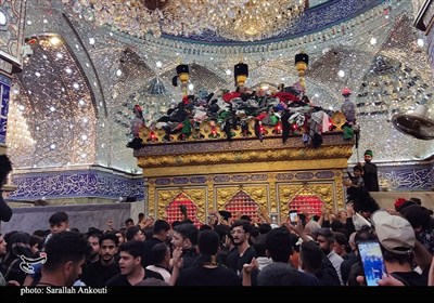 حال و هوای اربعینی حرم حضرت عباس (ع)