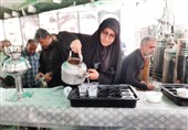 موکب و برنامههای فرهنگی بسیج یزد پذیرای زوار اربعین