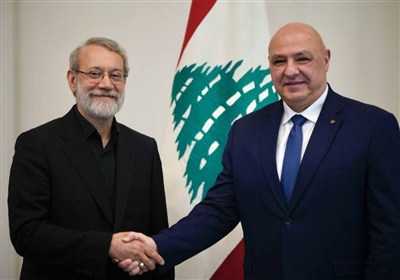 دیدار لاریجانی با رئیس جمهور لبنان