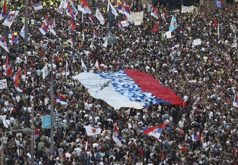 Clashes Erupt at Serbian Anti-Government Protests, with Dozens Injured
