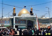 حرم مطهر امامزاده قاسم میزبان زائران اربعین