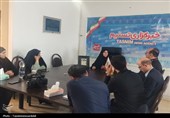 حضور پروانه رضا قلی زاده، مدیرکل کتابخانه‌های عمومی اردبیل در نمایندگی خبرگزاری تسنیم