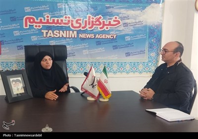 حضور پروانه رضا قلی زاده، مدیرکل کتابخانه‌های عمومی اردبیل در نمایندگی خبرگزاری تسنیم