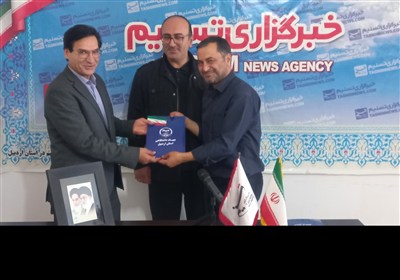 حضور حسام رسولی، رئیس جهاد دانشگاهی استان اردبیل در نمایندگی خبرگزاری تسنیم