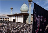 برپایی مراسم عزاداری اربعین در حرم مطهر شاهچراغ (ع)
