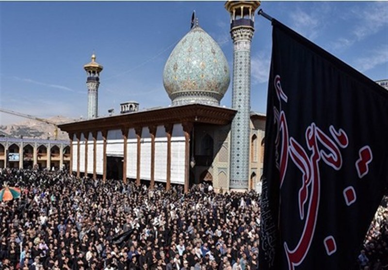 برپایی مراسم عزاداری اربعین در حرم مطهر شاهچراغ (ع)