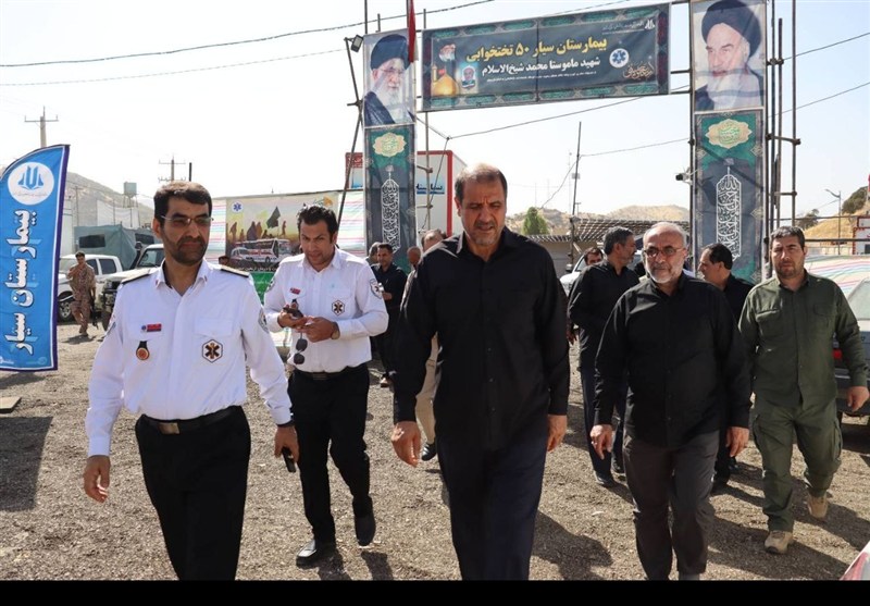 بازدید فرمانده سپاه کردستان از بیمارستان مرز باشماق+تصاویر