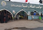 اطعام 30 هزار زائر اربعین در موکب امام رضا(ع) همدان