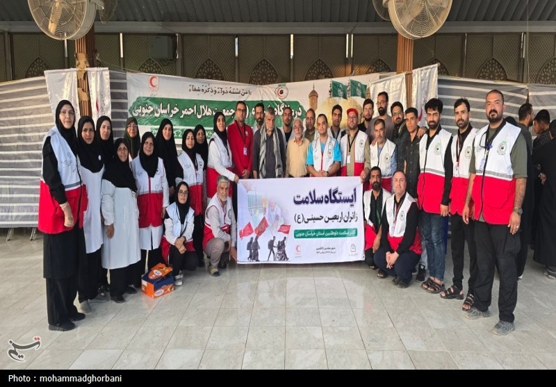 خدمات رسانی 90 نیروی درمانی و بهداشتی دانشگاه علوم پزشکی بیرجند در مرز مهران