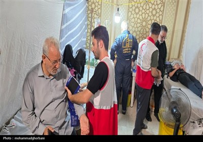 ایستگاه سلامت زائران اربعین حسینی درکاظمین