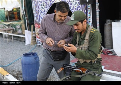 عبور زائران اربعین حسینی از مرز تمرچین