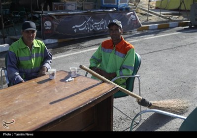 عبور زائران اربعین حسینی از مرز تمرچین